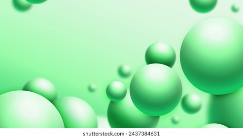 Abstract spheres background vector design in eps 10