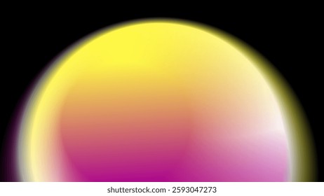 Abstract Spheres on Black Background Futuristic Digital Art Wallpaper , Modern Digital Art for decorative Design vector illustration
