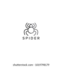 Abstract Spider Logo Design Vector