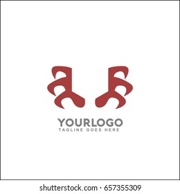 Abstract Spider vector illustration with Happy Halloween logo. Festive logo design.