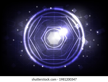Abstract spider web background. Geometric shapes with grid