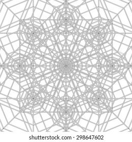 Abstract Spider Web Construction Structure Vector 334