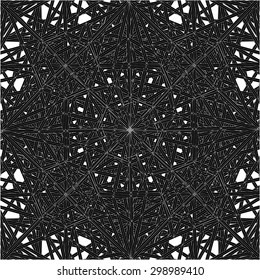 Abstract Spider Web Construction Structure Vector 339
