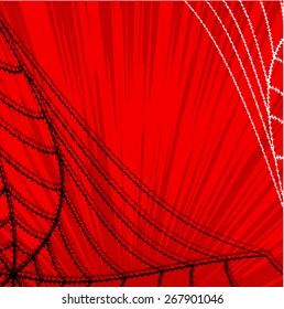 Abstract Spider Web Halloween Graphic