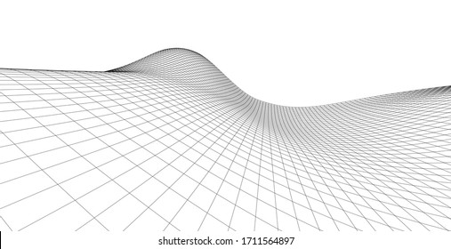 Abstract spider web network, News network links are used to search for information on the internet. There are links from one source to another that is far away.
