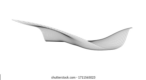 Abstract spider web network, News network links are used to search for information on the internet. There are links from one source to another that is far away.