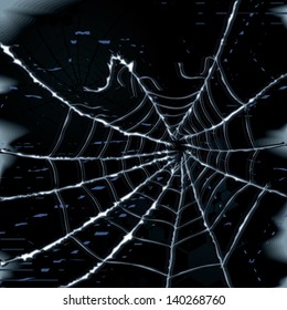 Abstract spider web vector background