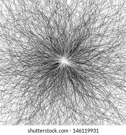 Abstract spider web. Vector illustration.