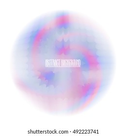 Abstract spiked circle background drawn in pink and blue colors.