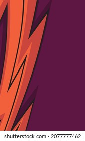 Abstract spikes background with some copy space area
