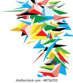 abstract spiky background