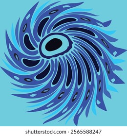 abstract spin icon. vector illustration on white background. Pro Vector