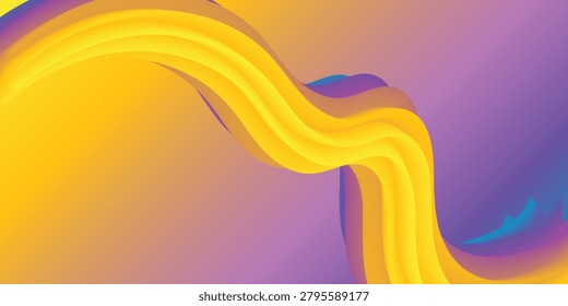 Abstract spined fluid colorful background. Modern wallpaper design of star spin