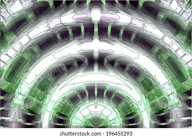 Abstract spiral background
