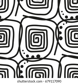 Abstract spiral as background, black and white