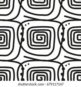 Abstract spiral as background, black and white