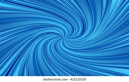 Abstract spiral background, blue Twirl