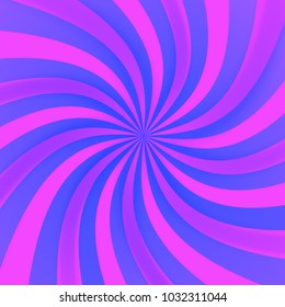 Abstract spiral background of bright glow perspective with lighting blue pink twist lines. Vector Illustration eps 10. Can be used for business brochure, flyer party, design banners, cover book, label
