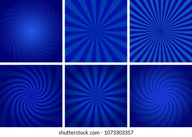 Abstract spiral background of bright glow perspective with lighting blue twist lines. Vector Illustration eps 10. Can be used for business brochure, flyer party, design banners, cover book, label