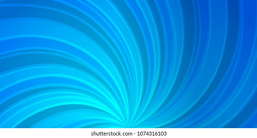 Abstract spiral background of bright glow perspective with lighting blue twist lines. Vector Illustration eps 10. Can be used for business brochure, flyer party, design banners, cover book, label