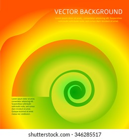 Abstract spiral background of bright glow perspective with lighting lines. Vector Illustration eps 10. Can be used for business brochure, flyer party, design banners, cover book, label