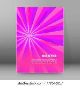 Abstract spiral background of bright glow perspective with lighting blue, purple, yellow, green twist lines. Can be used for business brochure, flyer party, design banners, cover book, label