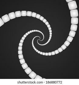 Abstract Spiral Background. Cover Template. Vector Illustration