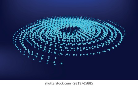 Abstract Spiral Background Deep Space Galaxy Vector illustration