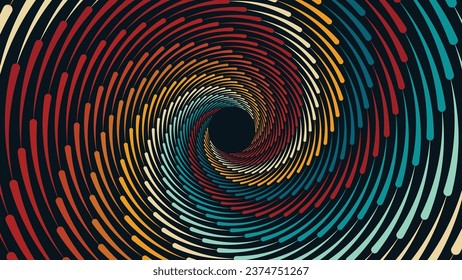 Abstract spiral background for festival use.