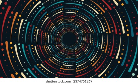 Abstract spiral background for festival use.