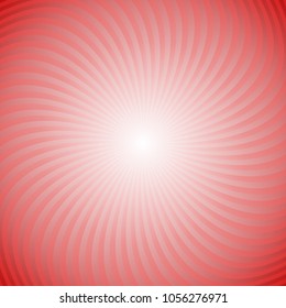 Abstract spiral background - gradient vector design from spun rays