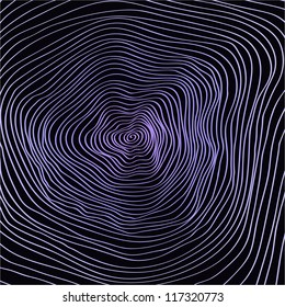 Abstract spiral background, purple on dark
