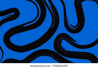 Abstract Spiral Background – Soft blue Swirling Pattern