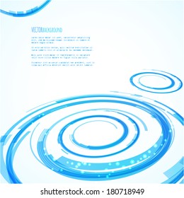 Abstract spiral background; vector illustration for your business presentation