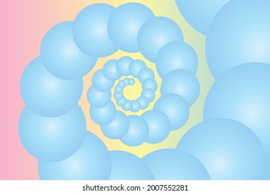 Abstract spiral background. Vector illustration.	