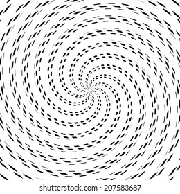 Abstract spiral background. Vector illustration. 