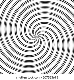 Abstract spiral background. Vector illustration. 