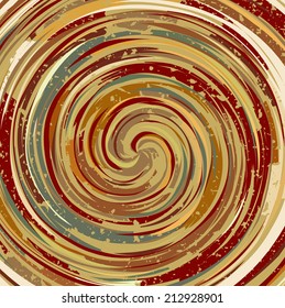 Abstract spiral background. Vector illustration.