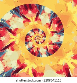 Abstract spiral background. Vector illustration
