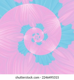 Abstract spiral background. Vector illustration
