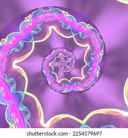 Abstract spiral background. Vector illustration
