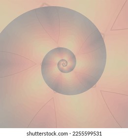 Antecedentes espirales abstractos. Ilustración del vector
