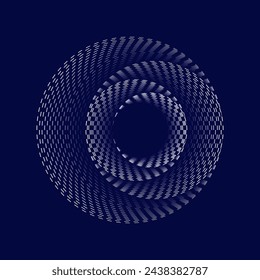 Abstract spiral circle background design
