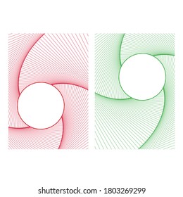 Abstract spiral circular lines on white background of twist lines. Vector Illustration for background, brochure, flyer, banners, cover book, label, fabric