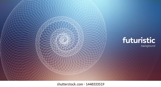 Abstract spiral colorful background with mild gamma for web and print. Can be used for presentation or landing page mockup.