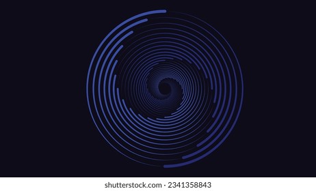 Abstrakte Spirale, dunkel und hellblauer Hintergrund. Dieses kreative Design wird Ihnen helfen, Ihre Inhalte positiv auszudrücken, um Ihren Kunden oder Gast zu beeindrucken.