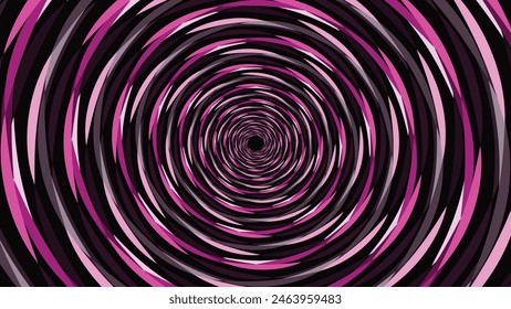 Abstract spiral dotted urgency big data cycle logo type simple spinning background. This minimalist background can be used as a banner, galaxy, outer space, big data presentation, infinity cycle.