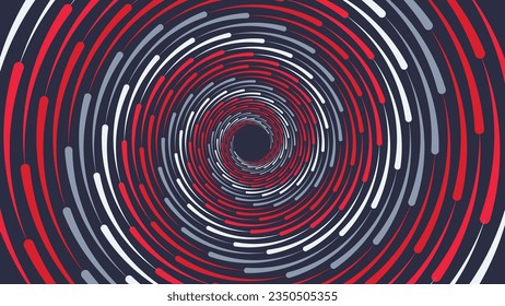 Abstract spiral dotted vortex background. This creative spiral circle can be used as a data cycle. You can also use it as a banner or webpage home. 