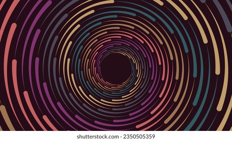 Abstract spiral dotted vortex background. This creative spiral circle can be used as a data cycle. You can also use it as a banner or webpage home. 