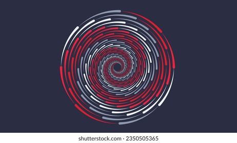 Abstract spiral dotted vortex background. This creative spiral circle can be used as a data cycle. You can also use it as a banner or webpage home. 